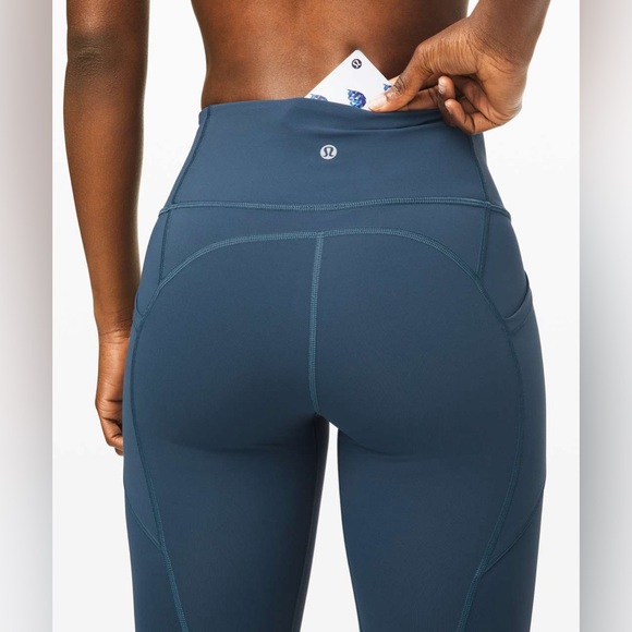 Lululemon All The Right Places Crop II *23" code blue - Picture 3 of 8